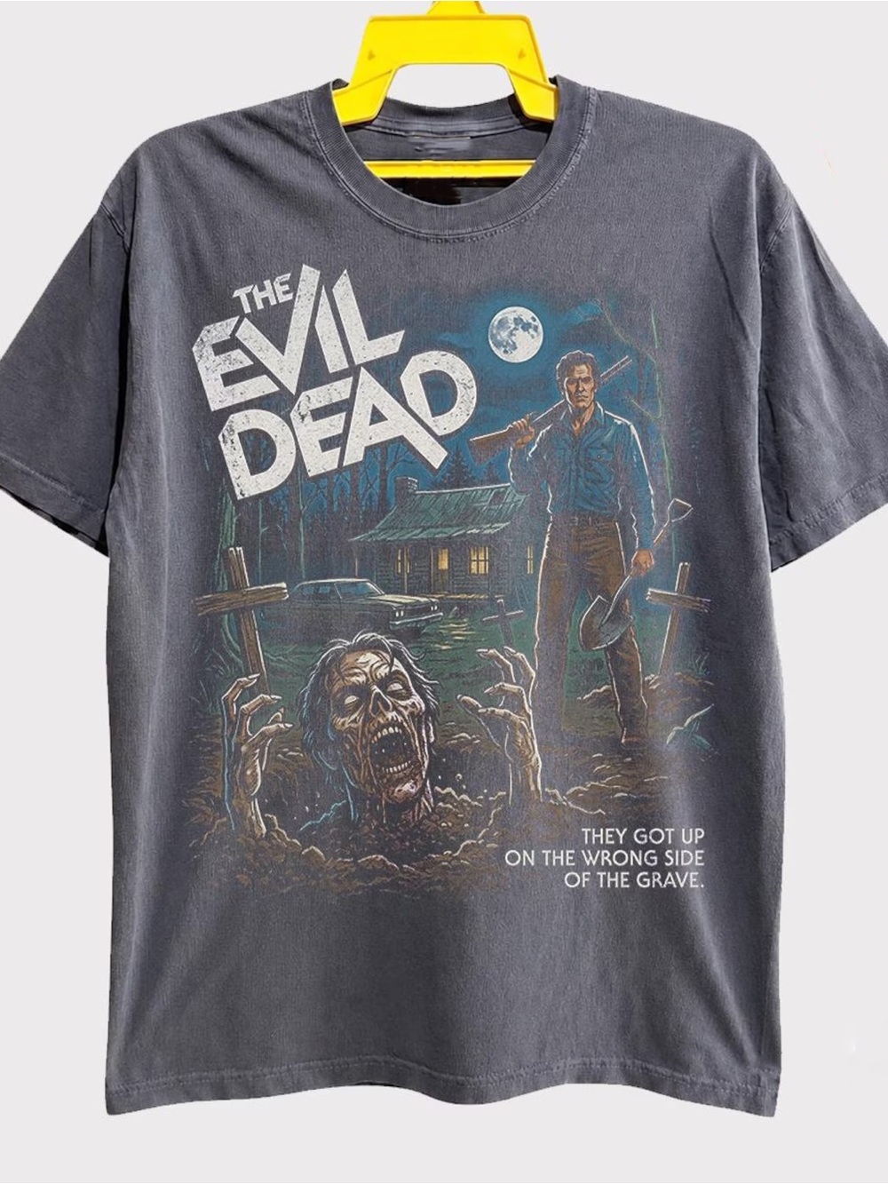 The Evil Dead Graphic Tee - Charcoal